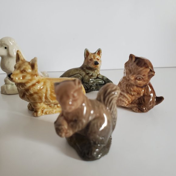 VINTAGE WADE ENGLAND Whimsies Collectible Mini Animal Ceramic Figurines Signed - Picture 6 of 12